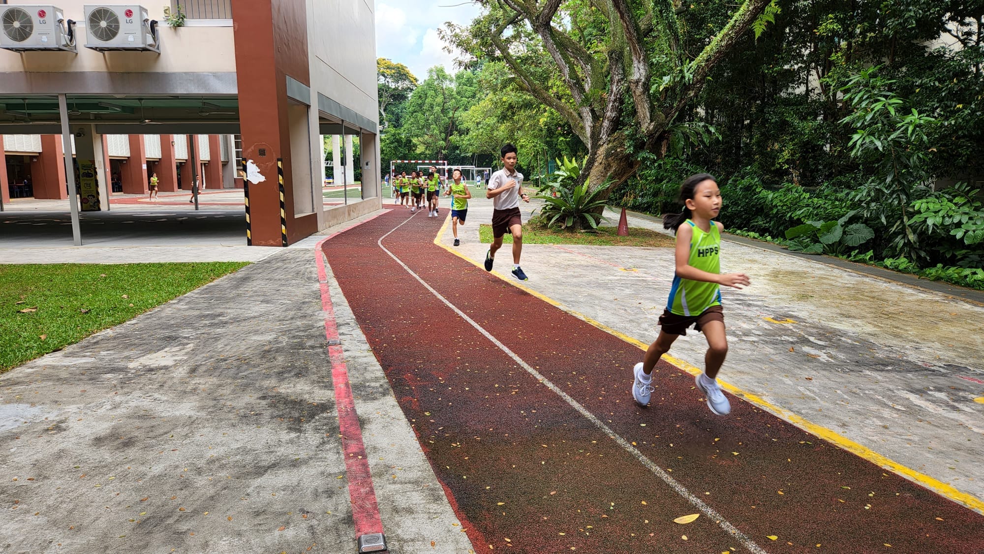 Track and Field members training